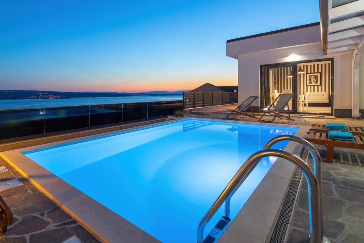 Villa Belissima Vista Mare Selce Esterno foto