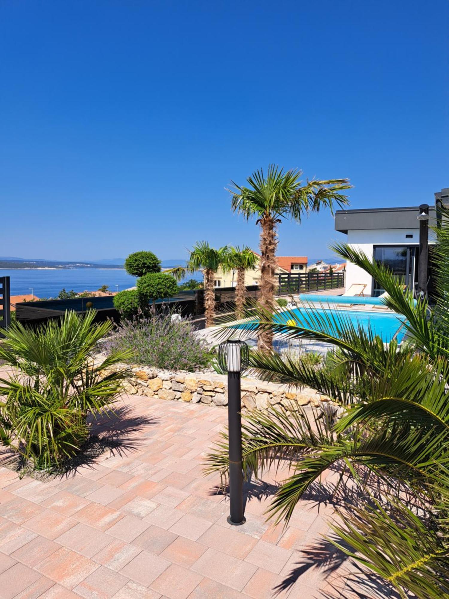 Villa Belissima Vista Mare Selce Esterno foto