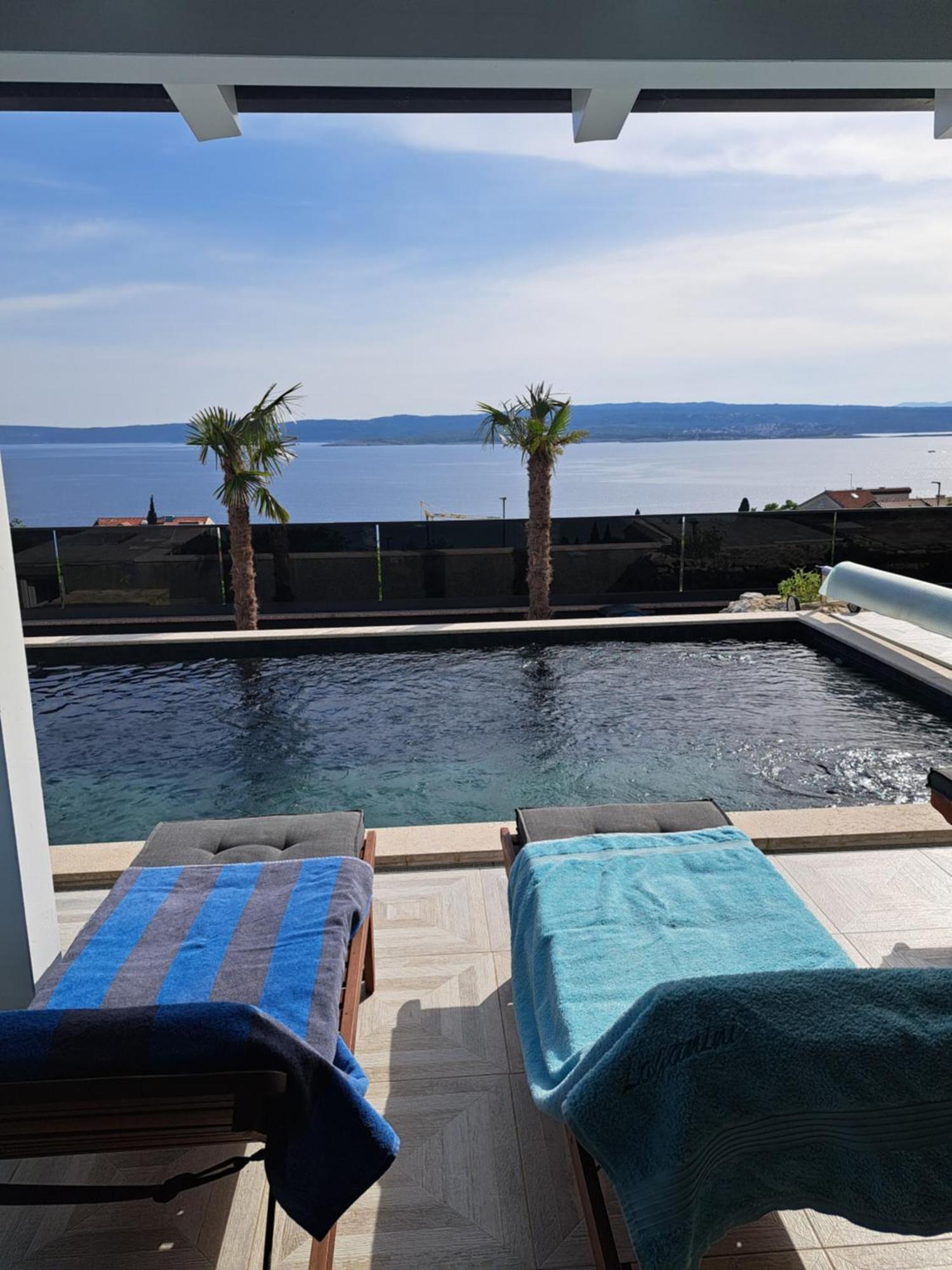 Villa Belissima Vista Mare Selce Esterno foto